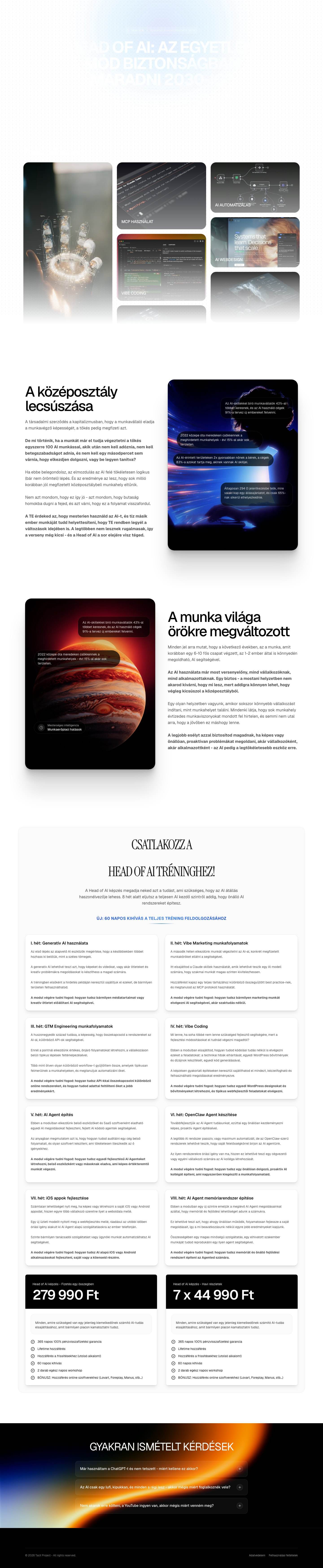 Görög Ádám — eredeti landing oldal screenshot